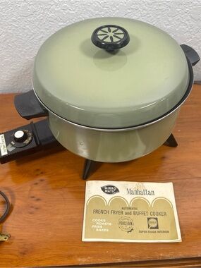 Retro Manhattan Mirro-Matic French Fryer & Buffet Cooker